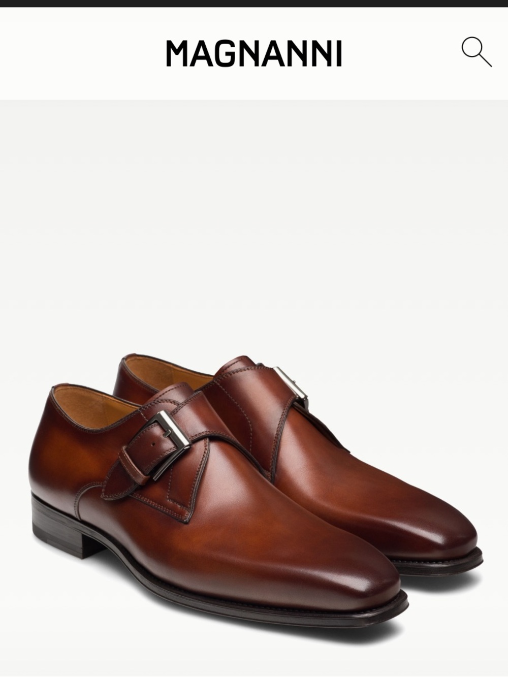 Magnanni MARCO V
Men Brandy Leather Single Buckle Monk Straps
Color: Brandy
$435